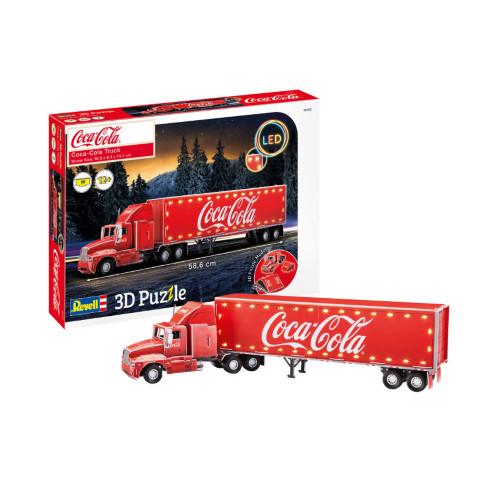 Puzzle coca cola truck - coca, (led